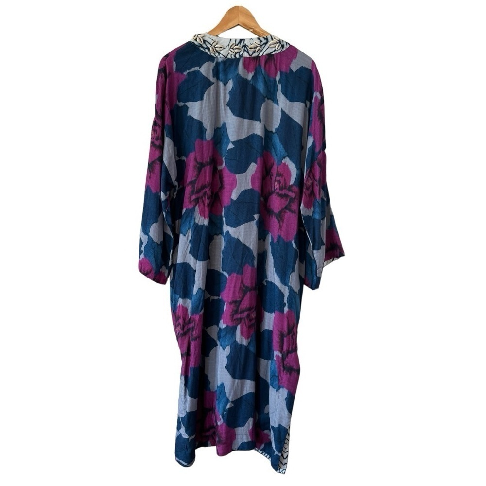SOFT SURROUNDINGS Artika Kimono Topper Cowrie Shell Multi Color Size L/XL NEW - Picture 4 of 7